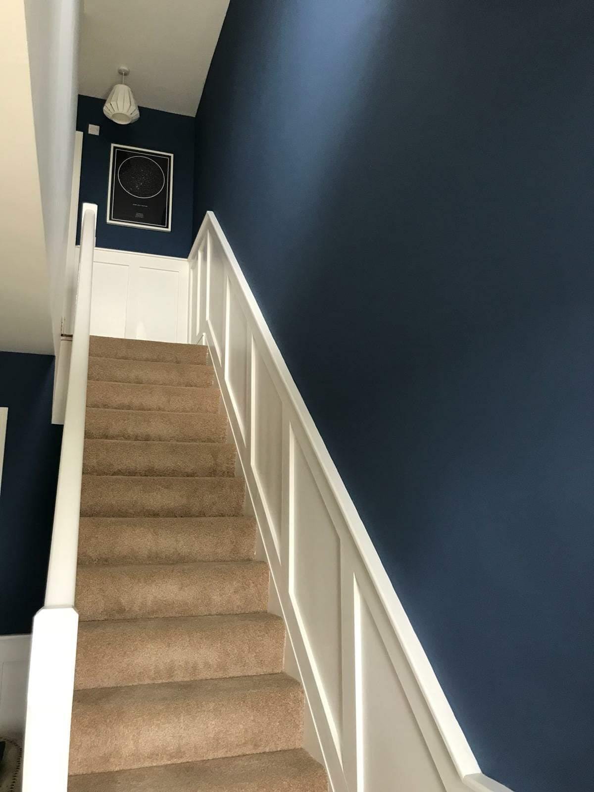 Panelling and painted floor by David Craine Painting